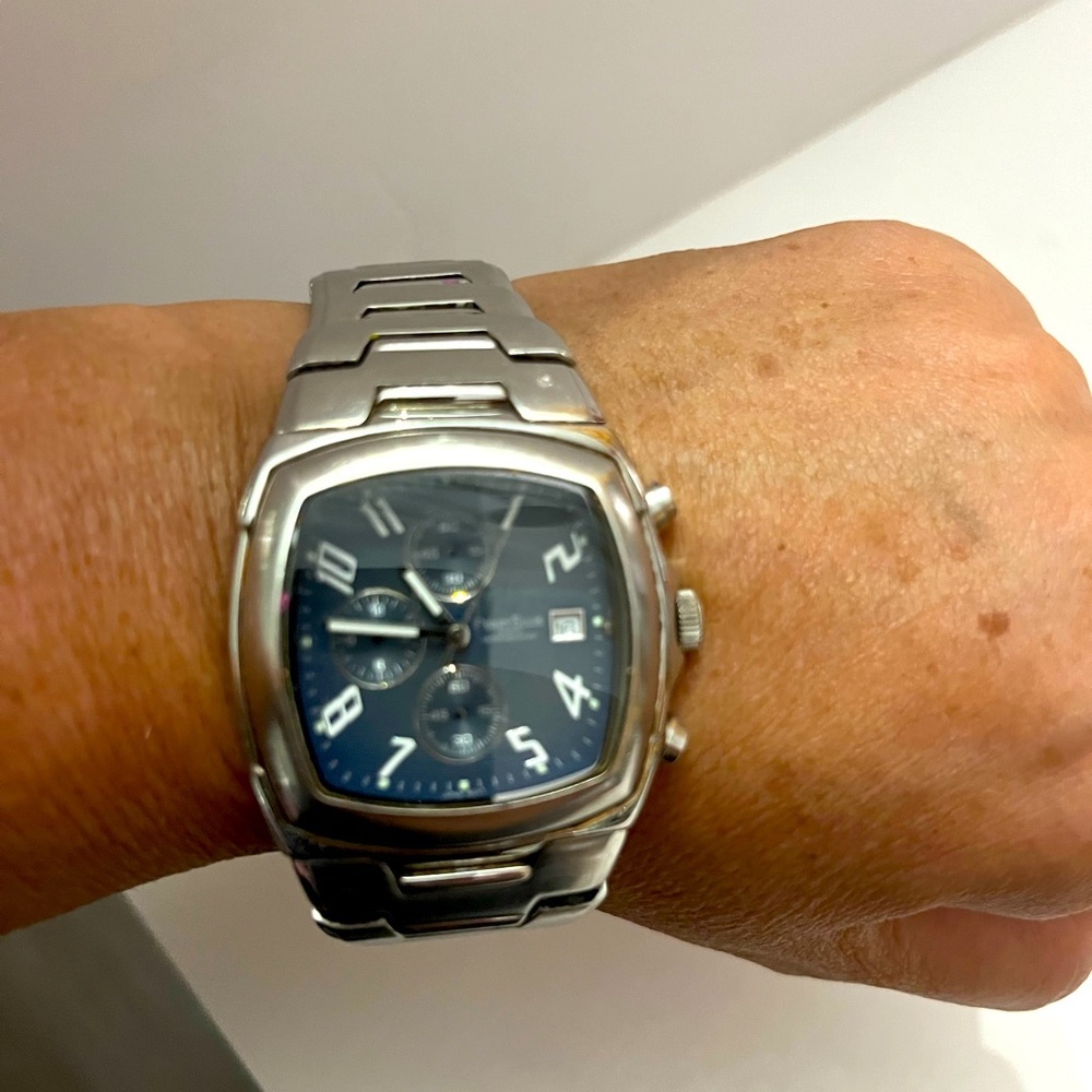 Perry Ellis Chronograph Japan Movement Mens Stainless Steel luxury watch